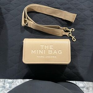 Marc Jacobs Tan Leather Mini Crossbody